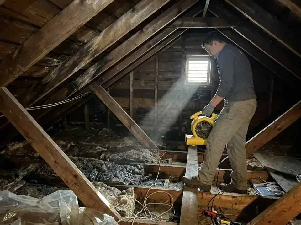 attic-water-damage-drying-proc-007 — frequently asked questions, Emergency Water Extraction & 24/7 Flood Response in Winston…